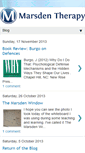 Mobile Screenshot of marsdentherapy.blogspot.com