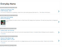 Tablet Screenshot of everydaymama22.blogspot.com