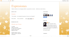 Desktop Screenshot of expresiones1.blogspot.com