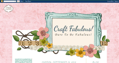 Desktop Screenshot of craftfabulousdeb.blogspot.com