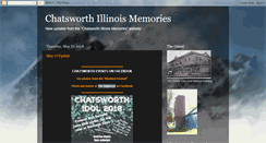 Desktop Screenshot of chatsworthillinoismemories.blogspot.com