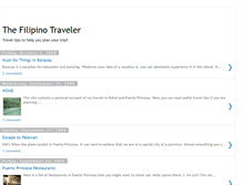 Tablet Screenshot of filipinatraveler.blogspot.com