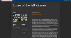 Desktop Screenshot of futureoftheleftv2now.blogspot.com