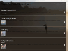 Tablet Screenshot of clayti-bugtroutadventures.blogspot.com