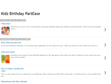 Tablet Screenshot of kidzbirthdaypartiez.blogspot.com