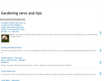Tablet Screenshot of gardeningnewsandtips.blogspot.com
