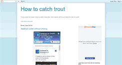 Desktop Screenshot of howtocatchtrout.blogspot.com