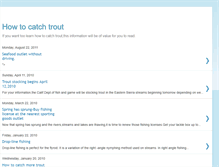 Tablet Screenshot of howtocatchtrout.blogspot.com