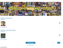 Tablet Screenshot of coleccionistafcb.blogspot.com