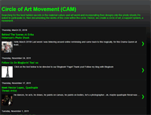 Tablet Screenshot of circleofartmovement.blogspot.com