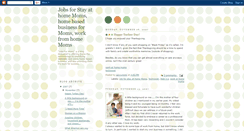 Desktop Screenshot of jobsforstayathomemoms.blogspot.com