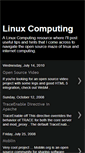 Mobile Screenshot of linuxcomputing.blogspot.com