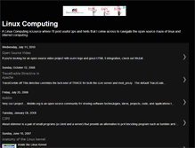 Tablet Screenshot of linuxcomputing.blogspot.com