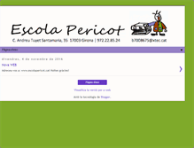 Tablet Screenshot of escolapericot.blogspot.com