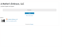 Tablet Screenshot of amothersembracellc.blogspot.com