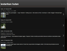 Tablet Screenshot of lestarikanhutan.blogspot.com