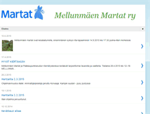 Tablet Screenshot of mellunmaenmartat.blogspot.com