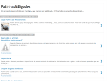 Tablet Screenshot of patinhasebigodes.blogspot.com