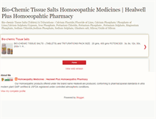 Tablet Screenshot of bio-chemic-tissue-salts.blogspot.com