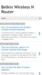 Mobile Screenshot of belkinwirelessnrouter.blogspot.com