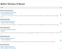 Tablet Screenshot of belkinwirelessnrouter.blogspot.com