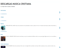 Tablet Screenshot of descargar-musica-cristiana.blogspot.com