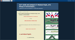Desktop Screenshot of dutgeniemecaniqueetproductiqueanopima.blogspot.com