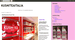 Desktop Screenshot of kusmiteaitalia.blogspot.com