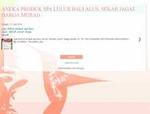 Tablet Screenshot of anekalulurspa.blogspot.com