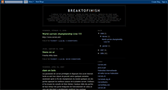 Desktop Screenshot of breaktofinish.blogspot.com