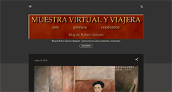 Desktop Screenshot of muestravirtual-y-viajera.blogspot.com