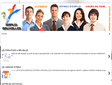 Tablet Screenshot of emploi-bruxelles.blogspot.com