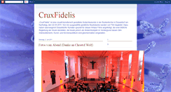 Desktop Screenshot of cruxfidelis2011.blogspot.com