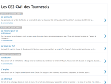 Tablet Screenshot of les-tournesols-ce2cm1.blogspot.com