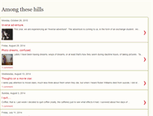 Tablet Screenshot of amongthesehills.blogspot.com