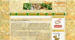 Desktop Screenshot of endangered-tiger.blogspot.com