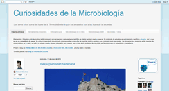 Desktop Screenshot of curiosidadesdelamicrobiologia.blogspot.com
