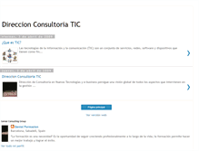 Tablet Screenshot of direccionnuevastecnologias.blogspot.com