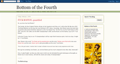 Desktop Screenshot of bottomofthefourth.blogspot.com