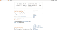 Desktop Screenshot of miley-star.blogspot.com