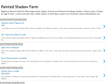 Tablet Screenshot of paintedshadowfarm.blogspot.com