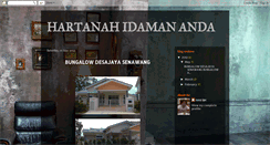 Desktop Screenshot of hartanahidamananda.blogspot.com