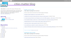 Desktop Screenshot of mncitiesmatter.blogspot.com