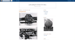 Desktop Screenshot of anarquitecturas.blogspot.com