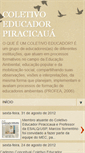 Mobile Screenshot of coletivopiracicaua.blogspot.com