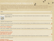 Tablet Screenshot of coletivopiracicaua.blogspot.com