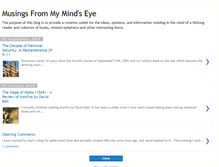 Tablet Screenshot of musingsfrommymindseye.blogspot.com