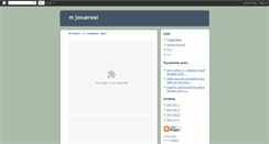 Desktop Screenshot of josuereal.blogspot.com