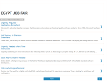 Tablet Screenshot of egyjobfair.blogspot.com