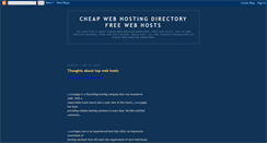 Desktop Screenshot of cheap-web-hosting-directory-52.blogspot.com